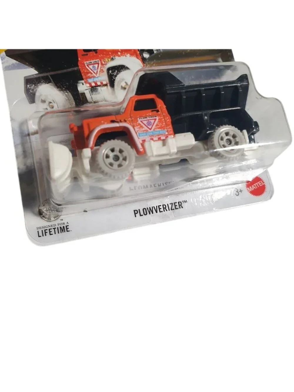 Matchbox Plowverizer Snow Truck Orange Black Collectible Vehicle Model 39 of 125